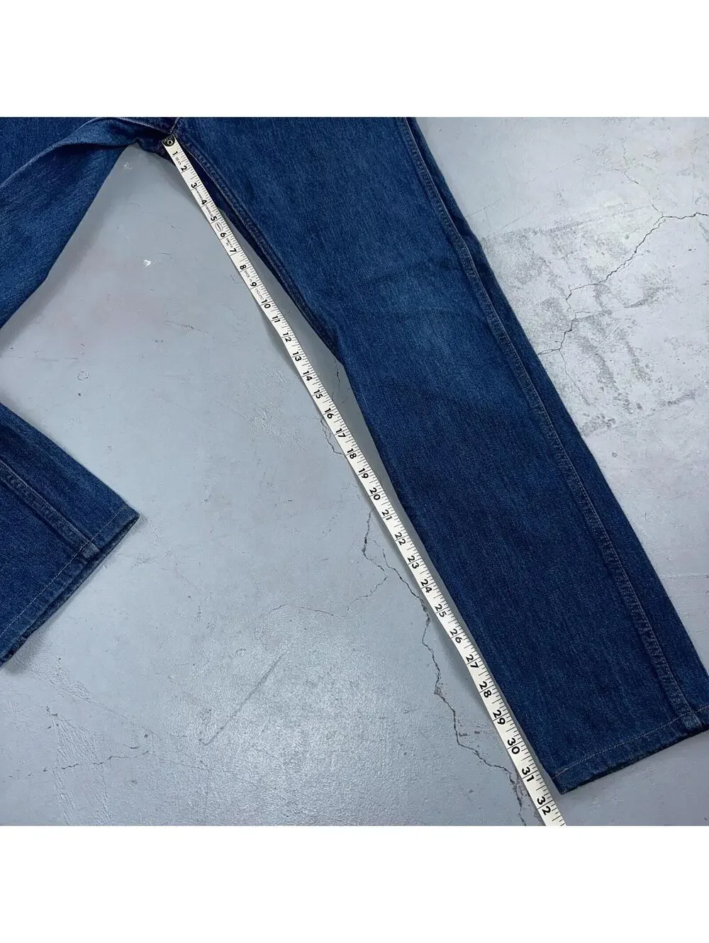 Levis 605 Vintage LVC Orange Tab Slim Blue Med Wash Y2K 36x34 Jeans Act 36x32